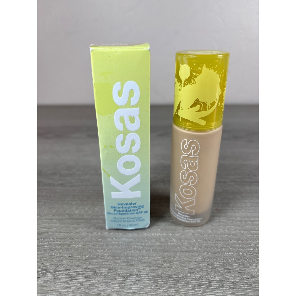 Kosas Revealer Skin-Improving Foundation SPF 25 Light Neutral 140 1oz NIB